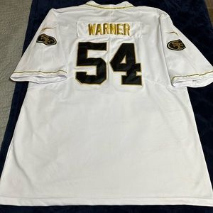 🏈🏟️NFL San Francisco 49ers Fred Warner 54 Niners White Gold Black Jersey XL❤️💛